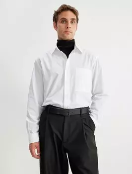 Рубашка обычного кроя на пуговицах Koton talienischer, белый