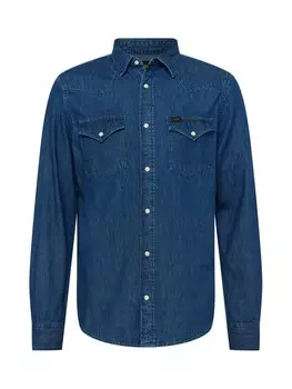Рубашка обычного кроя на пуговицах Lee REGULAR WESTERN, синий деним