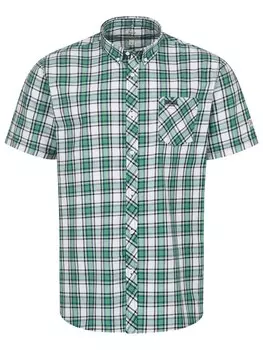 Рубашка обычного кроя на пуговицах LONSDALE BRIXWORTH, цвет Green/White