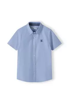 Рубашка обычного кроя на пуговицах MINOTI, синий