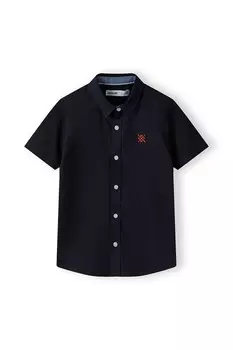 Рубашка обычного кроя на пуговицах MINOTI, темно-синий