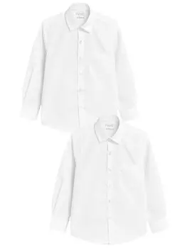 Рубашка обычного кроя на пуговицах Next, белый