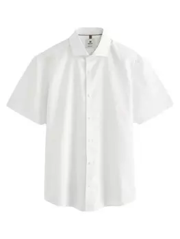 Рубашка обычного кроя на пуговицах Next, белый