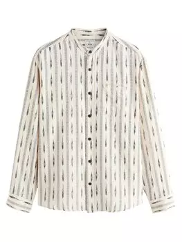 Рубашка обычного кроя на пуговицах Next, белый