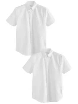 Рубашка обычного кроя на пуговицах Next, белый