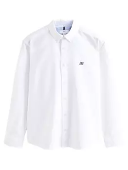 Рубашка обычного кроя на пуговицах Next, белый