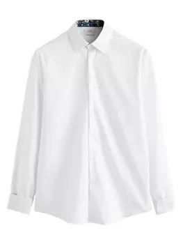 Рубашка обычного кроя на пуговицах Next, белый