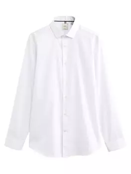 Рубашка обычного кроя на пуговицах Next, белый