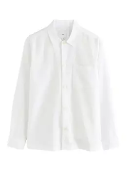 Рубашка обычного кроя на пуговицах Next, белый