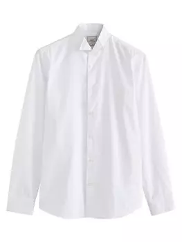 Рубашка обычного кроя на пуговицах Next, белый