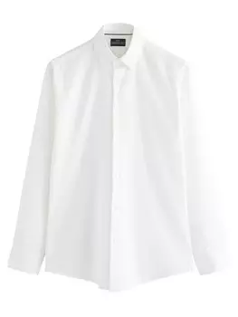 Рубашка обычного кроя на пуговицах Next, белый