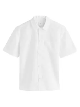 Рубашка обычного кроя на пуговицах Next, белый