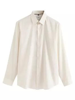 Рубашка обычного кроя на пуговицах Next, белый