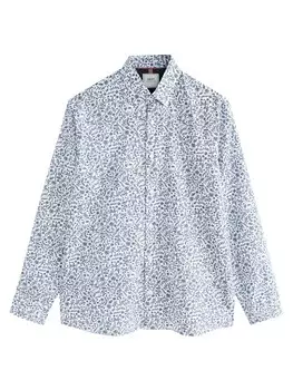 Рубашка обычного кроя на пуговицах Next, белый