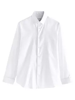 Рубашка обычного кроя на пуговицах Next, белый