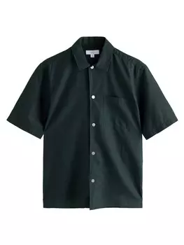 Рубашка обычного кроя на пуговицах Next, черный