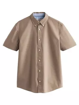 Рубашка обычного кроя на пуговицах Next, цвет Muddy colored