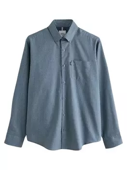 Рубашка обычного кроя на пуговицах Next, цвет Basalt grey