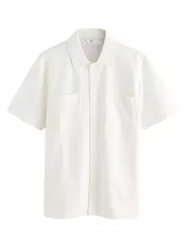 Рубашка обычного кроя на пуговицах Next, цвет Ivory