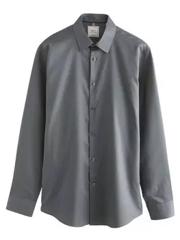 Рубашка обычного кроя на пуговицах Next, цвет Smoke blue