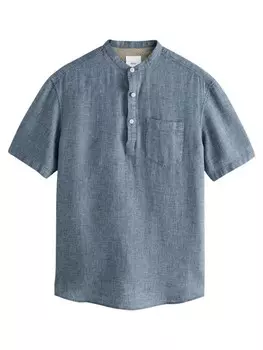 Рубашка обычного кроя на пуговицах Next, морской синий