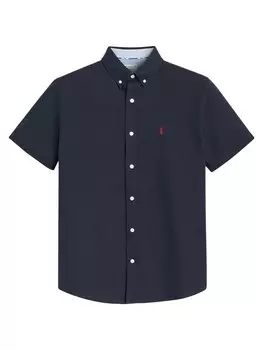 Рубашка обычного кроя на пуговицах Next, ночной синий