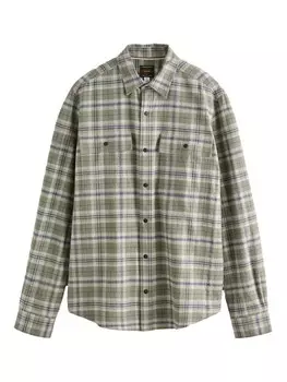 Рубашка обычного кроя на пуговицах Next, оливковый