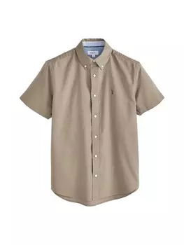 Рубашка обычного кроя на пуговицах Next, песочный