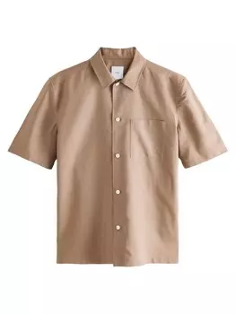 Рубашка обычного кроя на пуговицах Next, песочный