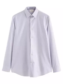 Рубашка обычного кроя на пуговицах Next, сиреневый