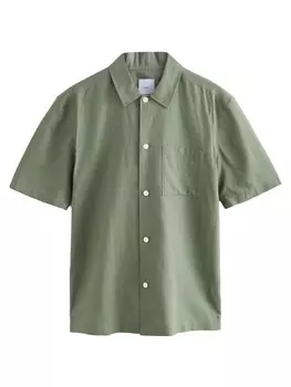 Рубашка обычного кроя на пуговицах Next, темно-зеленый