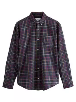 Рубашка обычного кроя на пуговицах Next, темно-синий