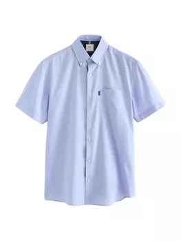 Рубашка обычного кроя на пуговицах Next, темно-синий