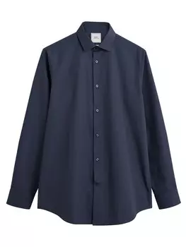 Рубашка обычного кроя на пуговицах Next, темно-синий