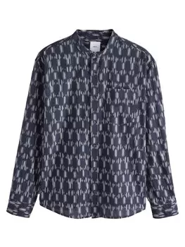 Рубашка обычного кроя на пуговицах Next, темно-синий