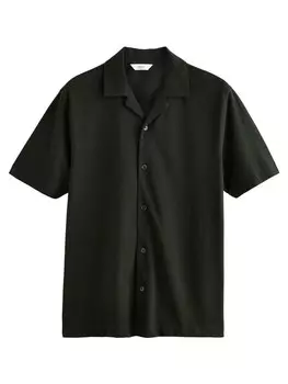 Рубашка обычного кроя на пуговицах Next, темно-зеленый