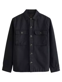 Рубашка обычного кроя на пуговицах Next, темно-синий