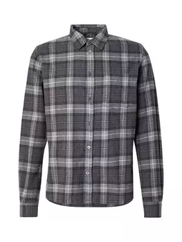 Рубашка обычного кроя на пуговицах NORSE PROJECTS Osvald, цвет Grey/Dark grey