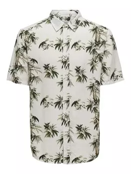 Рубашка обычного кроя на пуговицах Only & Sons BOLD, белый