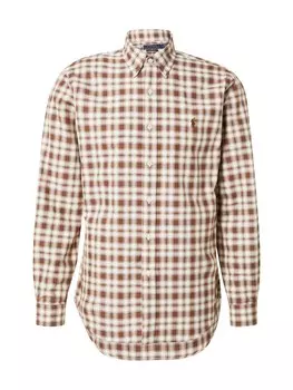 Рубашка обычного кроя на пуговицах Polo Ralph Lauren, коричневый