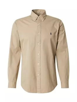 Рубашка обычного кроя на пуговицах Polo Ralph Lauren, темно-бежевый