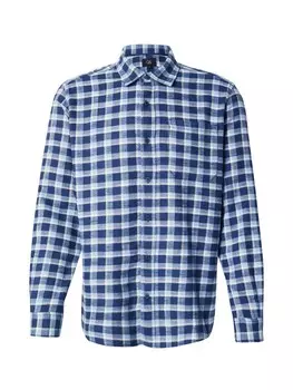 Рубашка обычного кроя на пуговицах QS, цвет Light blue/Dark blue