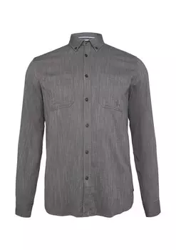 Рубашка обычного кроя на пуговицах s.Oliver, серый