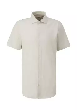 Рубашка обычного кроя на пуговицах s.Oliver BLACK LABEL, белый