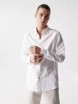 Рубашка обычного кроя на пуговицах Salsa Jeans, зеленый