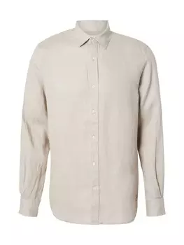 Рубашка обычного кроя на пуговицах SCOTCH & SODA Seasonal Core, серо-коричневый