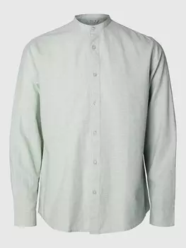 Рубашка обычного кроя на пуговицах SELECTED HOMME, пастельный зеленый