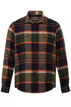 Рубашка обычного кроя на пуговицах STHUGE, разноцветный