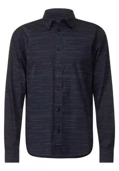 Рубашка обычного кроя на пуговицах Street One MEN, синий