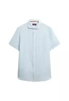 Рубашка обычного кроя на пуговицах Superdry Vacation, пастельный синий